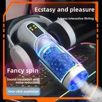 Godet de masturbation intelligent pour homme adulte en TPE, jouet sexuel vibrant et sonore avec fonctions douces pour hommes