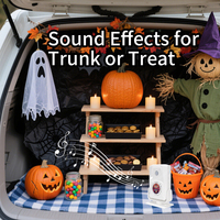 Boîte à sons d'Halloween avec détecteur de mouvement, effets sonores effrayants pour décorations de fête