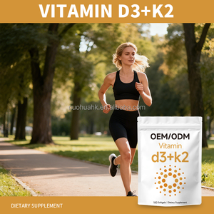 Complément Alimentaire Vitamine D3+K2 en Gélules Molles, 180 Unités, Améliore la Densité Osseuse, Tous Âges - Product Image 3