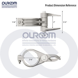 Ferme-porte automatique à chaîne en acier inoxydable pour clôture de route - Product Image 3