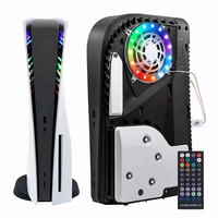 Bande lumineuse LED PS5 RGB 8 couleurs 400 effets Anneaux lumineux Accessoires décoratifs Télécommande APP/USB pour console PlayStation 5