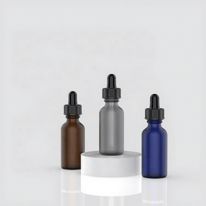 Custom Frosted Glass <b>Dropper</b> <b>Bottle</b> 100ml Skincare Serum Essential Oil Packaging Travel Brand - Product Image 3