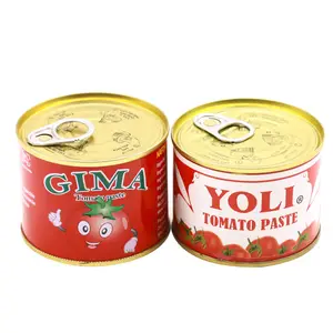 La migliore vendita di concentrato di pomodoro società onesto grande fornitore triplo concentrato salsa stagno 70g 210g 400g 800g purea di pomodoro