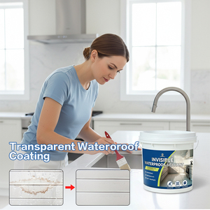 Modern UV-Resistant Elastic Water-Based Acrylic Waterproofing Coating <b>Paint</b> for Exterior Concrete & Building Use - Product Image 3