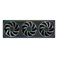 Ventilador de Caja Integrado AntarcChill Snap-Together de 360 mm, Ventiladores RGB PWM direccionables y conectables de 12 cm para una gestión de cables simplificada