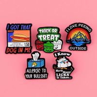 Pas de minimum en gros métal dur émail Badge Pin Souvenirs personnalisé émail épinglettes Cap chapeau Badge broche broche