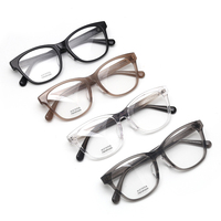 Stock de Montures Optiques de l'Usine de ShenZhen Lunettes Optiques à Montures en Acétate de Haute Qualité