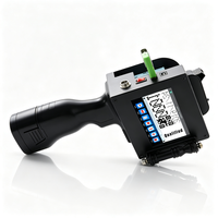 Imprimante jet d'encre portable rechargeable manuelle pour marquage de codes de série et de dates sur plastique, métal, carton pour ligne de production