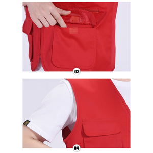 Chaleco Utilitario Multibolsillos de Alta Calidad a Precio de Fábrica, en Existencia, Entrega Rápida, Chaleco de Trabajo Unisex Resistente <span class=keywords><strong>para</strong></span> Uso Diario - Product Image 4