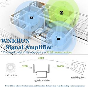 Người chăm sóc máy nhắn tin SOS hệ thống cảnh báo hệ thống gọi không dây với 1 màn hình và 10 nút gọi cho bệnh viện Trung Tâm Điều dưỡng - Product Image 5