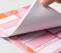 Bloc de Notas A7 con Diseño de Gatito Adorable, Papel Artístico con Relieve, Estuche Elegante para Chicas