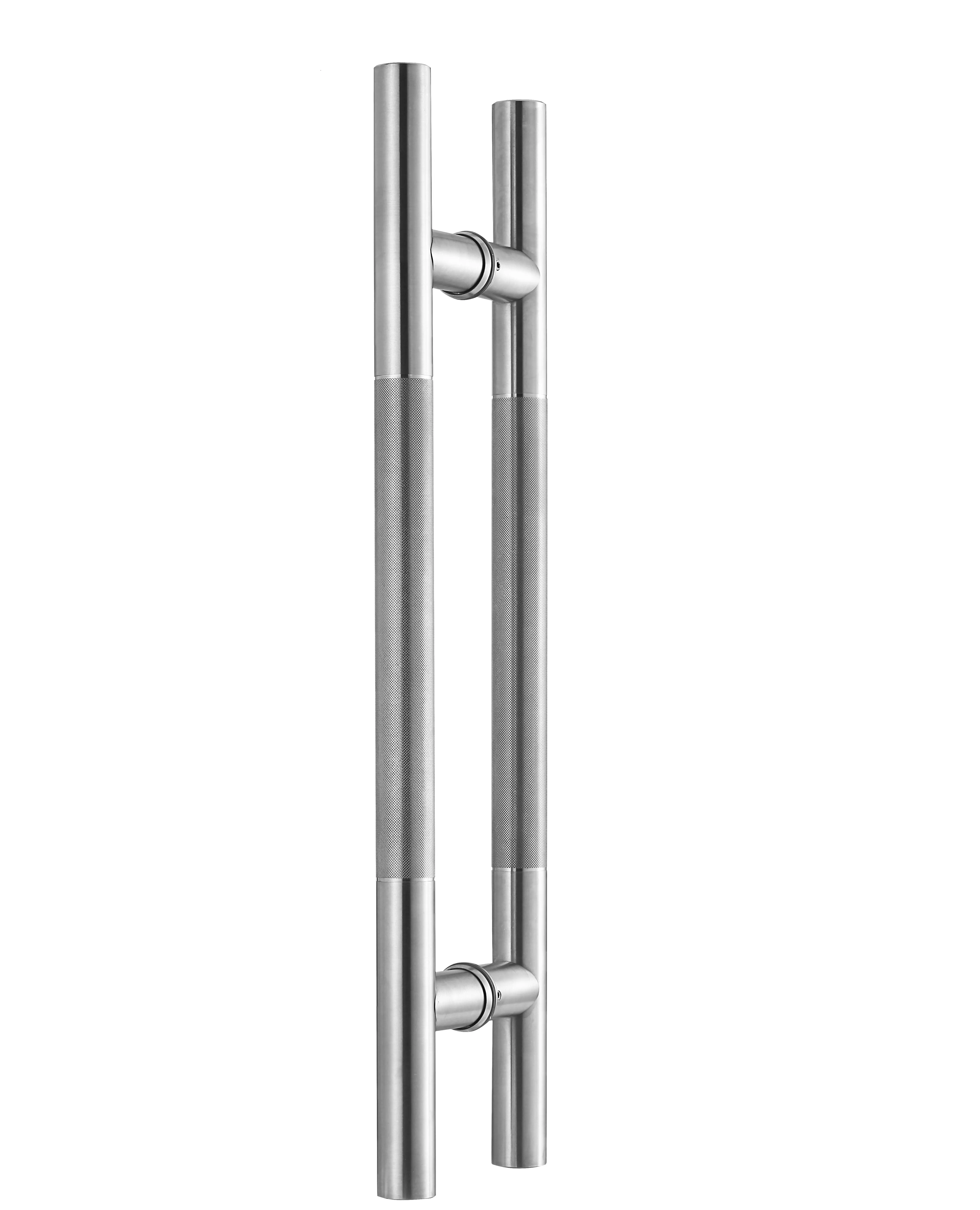 Stainless Steel Brushing knurling Glass Door Wooden door Pull Handle Handrail