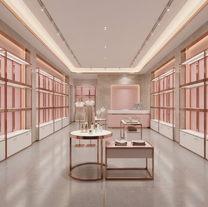 New Design Clothing <b>Display</b> <b>Cabinets</b> & Shelving Units | Custom Apparel Showcase Fixtures for Fashion Retail Stores and Boutiques - Product Image 1