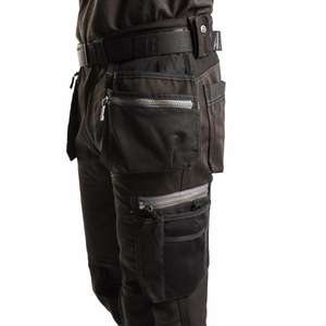 BLAKLADER - 159013439900C52 Craftsman <b>trousers</b> with <b>stretch</b> <b>Black</b> - EAN 7330509621967 WORK <b>TROUSERS</b> CARGO WORK <b>TROUSERS</b> - Product Image 4
