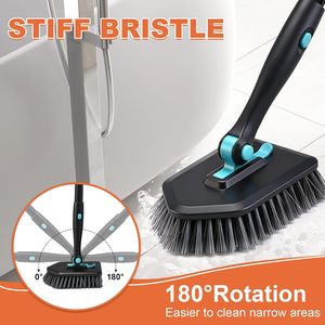 Multifunctional Scrub Brushes with Multi-angle Head, 0-90 Degree Locking Head for Effortless Tile and Corner Cleaning - Product Image 2