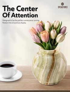 नेनेवेई वर्डे ईनिमार्बल वाज़ इंटीरियर स्टाइलिंग के लिए हस्तनिर्मित - Product Image 4