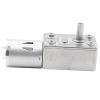 JGY 370 Motor gigi cacing, penggerak elektrik mikro terbalik daya tinggi penguncian otomatis kebisingan rendah 12V/24V derek kecil Dc IE 2 Magnet permanen