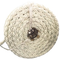 Corde en polyester à 8 brins de 96 mm, haute résistance, anti-corrosion, pour remorque de bateau, emballage, autres chargements et déchargements marins