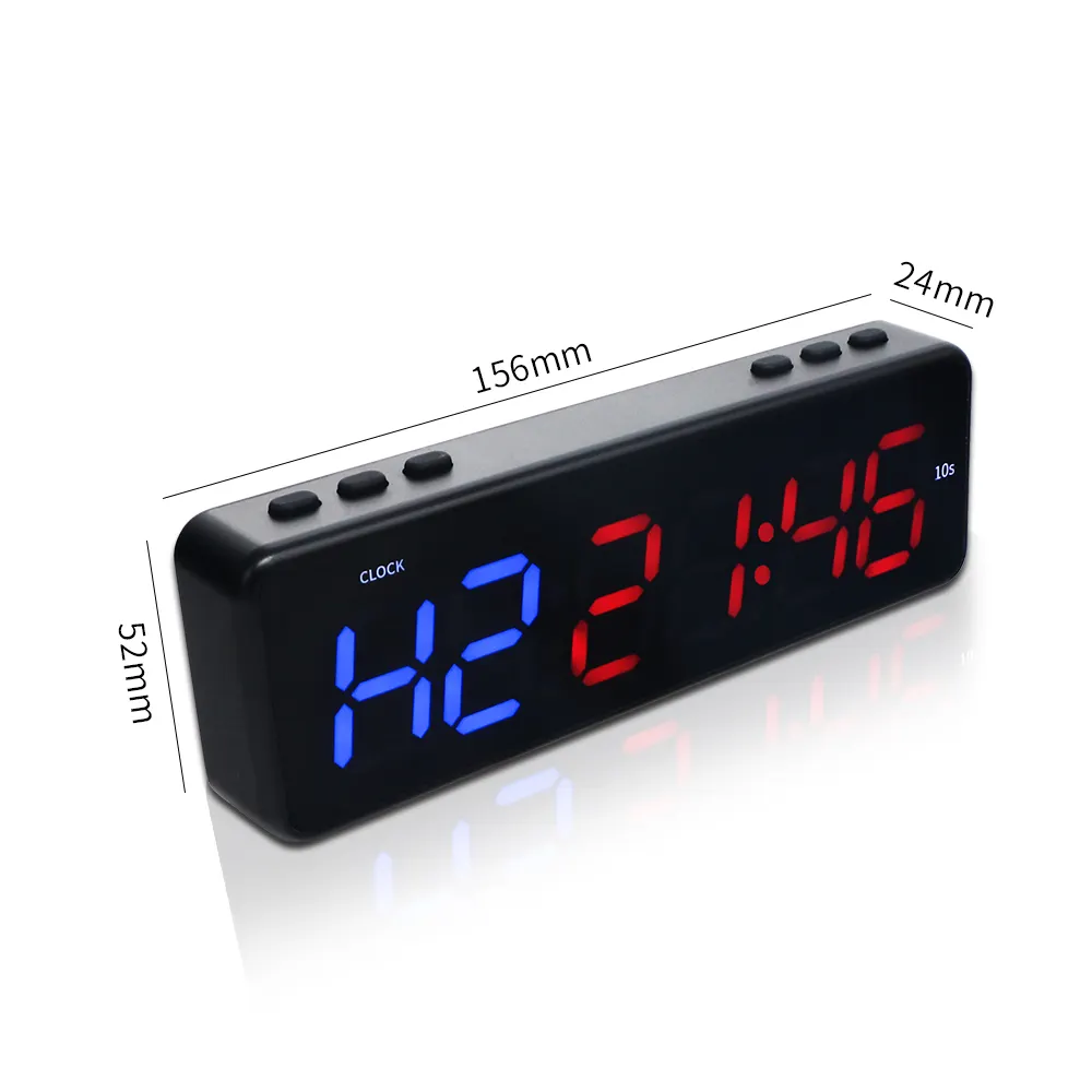 Rechargeable Football Stopwatch Interval Timer Silent Analog Timer One Minute Timer Time Zone Digital Clock