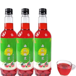 Frucht geschmacks sirup Großhandel kommerziellen Wassermelone konzentrat Sirup