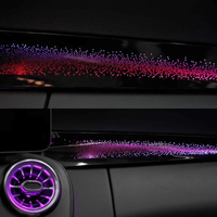 Actualización de Luz Ambiental de 64 Colores para Mercedes-Benz Clase C W205, Juego de 8 Accesorios Interiores