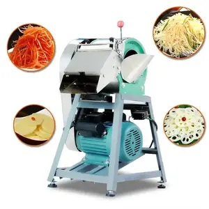 JUYOU Tabletop Automatic Vegetable Fruit Cutting Machine/ Vegetable Slicing and Dicing Machine