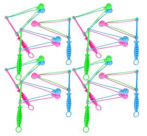 Juguetes sensoriales para autismo Productos de terapia 12 Clacker de plástico grande Fabricante de ruido Clicker Clanker Clank Toy - Product Image 5