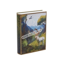 Emballage en papier de luxe pour bébé, marqueur de cadeau de noël, calendrier de l'avent vert, impression, livre en forme de boîte en lin
