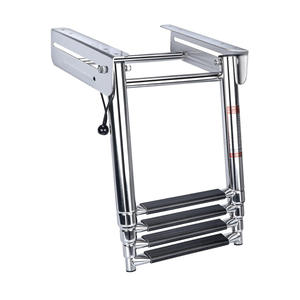 Popular Stainless Steel Telescopic Folding Boat <b>Ladders</b> Marine Supplies Boarding <b>Ladders</b> for Expedition Boats and Yachts - Product Image 1