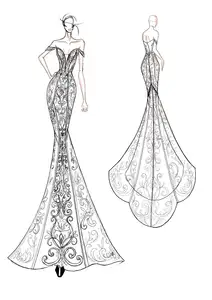 High Quality Simple Beach Bridal Gown Luxury Elegant Customized Boho Lace Mermaid Wedding Dresses For Bride Plus Size