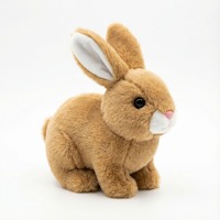Boneka Kelinci Simulasi Elektrik, Bisa Berjalan, Berbicara, Menggerakkan Telinga, Boneka Interaktif untuk Anak, Grosir, Custom
