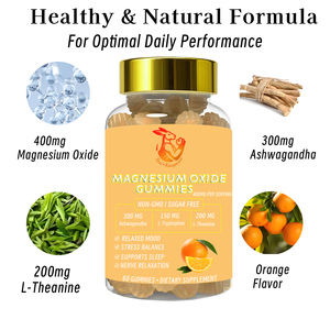Gummies à l'oxyde de magnésium avec vitamines et extrait d'ashwagandha : Améliorent la qualité du sommeil, apaisent l'humeur, réduisent le stress et favorisent le métabolisme énergétique - Product Image 5