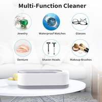 Nettoyeur ultrasonique portable multifonctionnel intelligent Souncrise en acier inoxydable pour lentilles de contact, prothèses dentaires, usage domestique