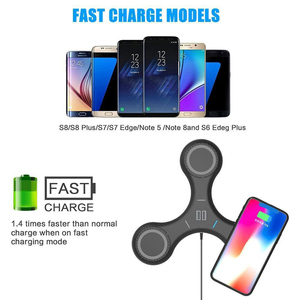 Rapide 3 en 1 <span class=keywords><strong>Sans</strong></span> <span class=keywords><strong>Fil</strong></span> Chargeur de Charge Support 2 Ports USB pour <span class=keywords><strong>iPhone</strong></span> X <span class=keywords><strong>8</strong></span> Plus 7 plus pour Samsung Note <span class=keywords><strong>8</strong></span> S8 - Product Image 2