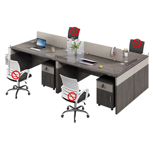 Escritorio de muebles de oficina de lujo, escritorio de madera para ordenador, mesa de trabajo para ordenador de oficina, hogar y oficina - Product Image 5