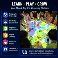 Table de jeu interactive immersive AR avec simulation de topographie géographique pour enfants, musées et centres d'éducation précoce
