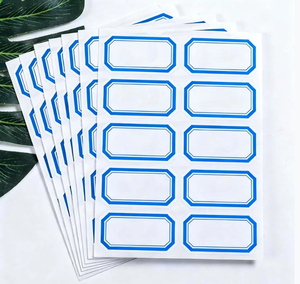 Eco-friendly Cardboard Stickers Detachable Labels Adhesive Business Card Labels Die-cut Blank Labels for Kids Name <strong>Annotation</strong> - Product Image 4