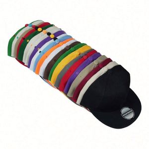 Wholesale 6 Panel Flat Brim Gorras High Profile Plain Basketball Cap Hiphop Style Sports Snapback <b>Hat</b> - Product Image 6
