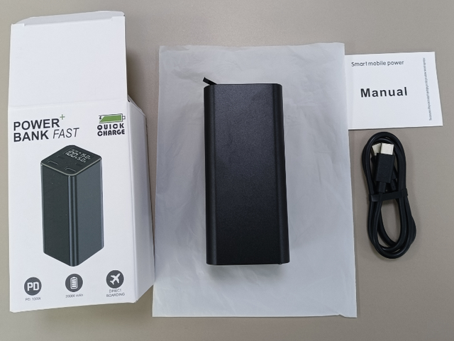Top Selling PD100W Laptop Power Bank 20000mAh High Capacity Aluminum Alloy Mobile Phone Charger Quick Charge Interface Portable
