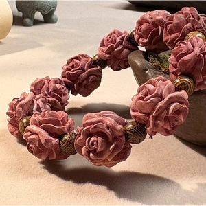 Blood Cypress Rose <b>Bracelet</b> Women's Fashion Jewelry Gift For Homes Gardens Offices Religious Temples - Product Image 4
