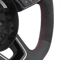 Volant en cuir suédé de qualité supérieure personnalisé pour Audi A3 8v A4 B9 A6 C7 A7 C6 B8.5 Q7 S4