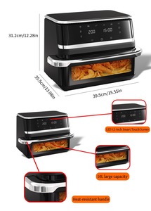 Friggitrice ad aria da <span class=keywords><strong>12</strong></span> litri nuovo tipo commerciale pesante Touch Screen Display 2000w Design intelligente friggitrice ad aria - Product Image 4