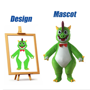 High Quality Custom Mascot <strong>Costume</strong> Customized <strong>Dinosaur</strong> Character Promotional Furry Fur Suit Walking <strong>Costume</strong> for Halloween Party - Product Image 1