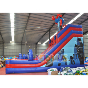 Lâu Đài bơm hơi thiết kế mới nhất trượt đôi lâu đài bouncy người nhện trượt bơm hơi khổng lồ trượt nước để bán - Product Image 2
