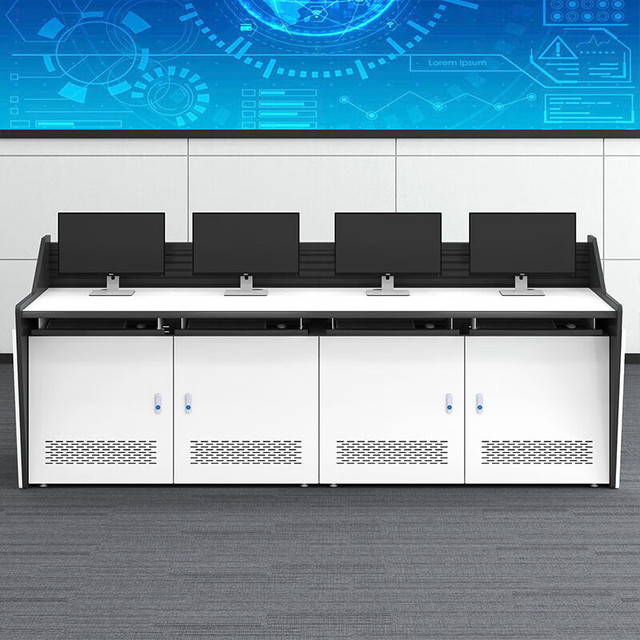 Dispatching Command Center Console Control Room Console Multimedia Table Broadcasting Table Podium