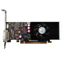 Carte graphique MAXSUN GT1030 4 Go DDR4, profil bas, ventilateur unique, hauteur 125 mm, cœur 16 nm, TDP 30 W, pour PC de bureau et vidéo