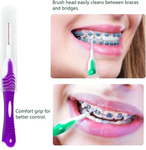 Kit de Cuidado Dental Portátil, Set de Cepillo de Dientes de Viaje, Kit de Limpieza Dental Manual, Bolsa de Malla con Cierre, Adhesivo Personalizado - Product Image 3