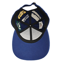 Casquette de baseball en toile camouflage sportive imperméable de haute qualité à 6 panneaux Logo personnalisé Impression américaine Structure nacrée - Unisexe