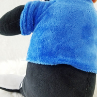 5608 personnalisé usine directement sécurité peluche orque épaulard peluche Sealife vente en gros orque baleine en peluche avec chemise