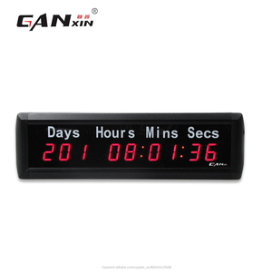 Ganxin led rojo de 9 dígitos pantalla día fecha pequeño temporizador con caracteres ampliado versión - Product Image 2